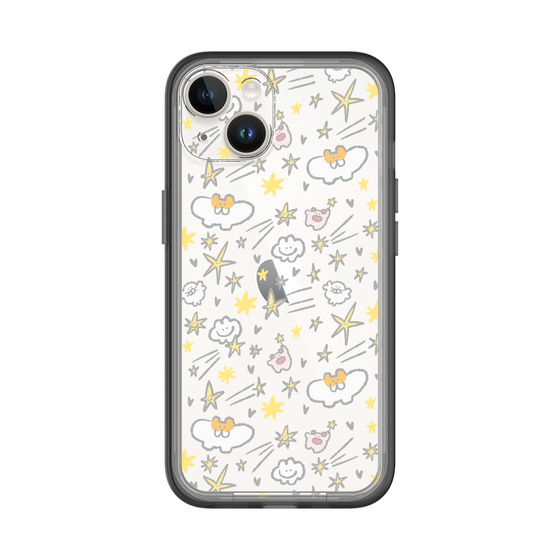 Slim Protection Premium Case［ Mokumoku-chan - Stars ］