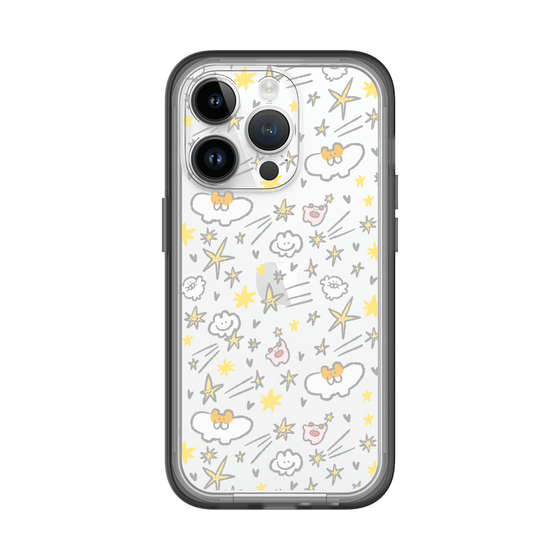 Slim Protection Premium Case［ Mokumoku-chan - Stars ］