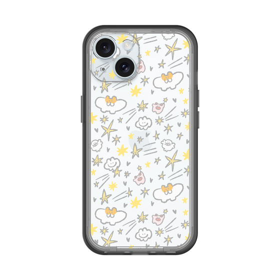 Slim Protection Premium Case［ Mokumoku-chan - Stars ］