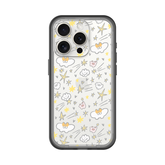Slim Protection Premium Case［ Mokumoku-chan - Stars ］