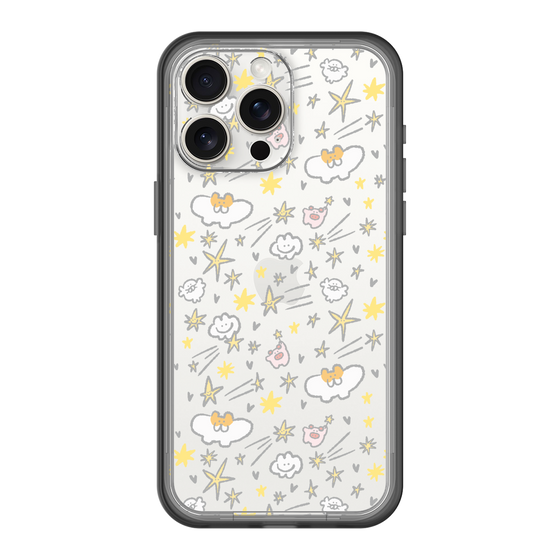 Slim Protection Premium Case［ Mokumoku-chan - Stars ］