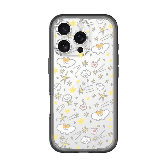Slim Protection Premium Case［ Mokumoku-chan - Stars ］
