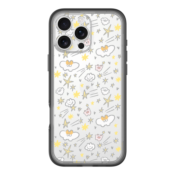 Slim Protection Premium Case［ Mokumoku-chan - Stars ］