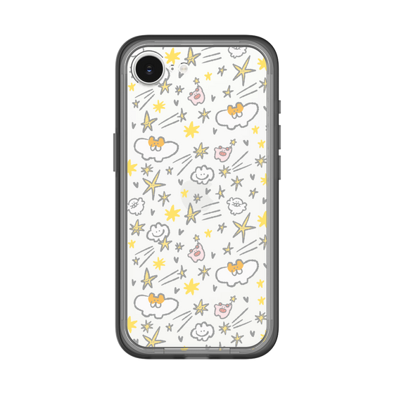 Slim Protection Premium Case［ Mokumoku-chan - Stars ］
