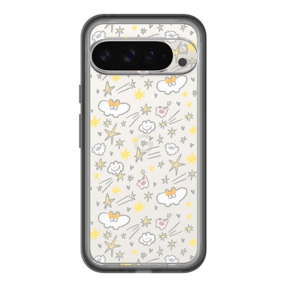 Slim Protection Premium Case［ Mokumoku-chan - Stars ］