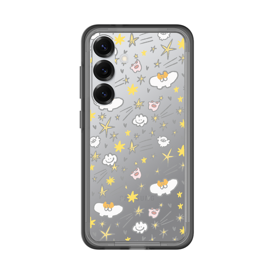 Slim Protection Premium Case［ Mokumoku-chan - Stars ］