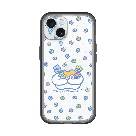 Slim Protection Premium Case［ Mokumoku-chan - Flowers ］