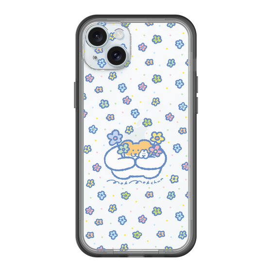 Slim Protection Premium Case［ Mokumoku-chan - Flowers ］