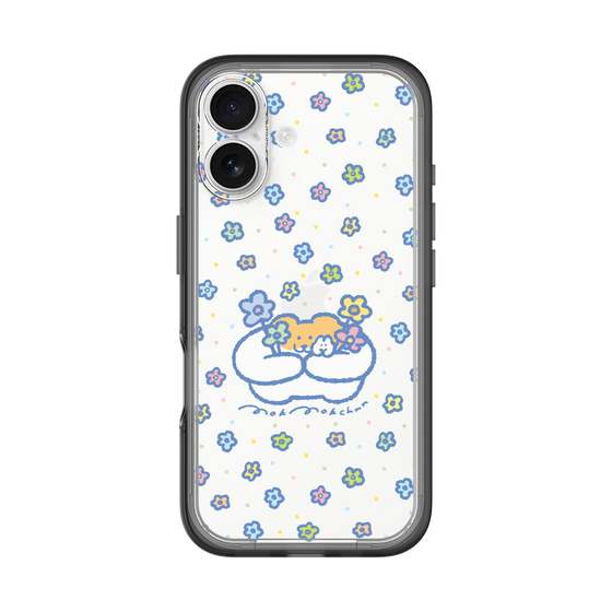 Slim Protection Premium Case［ Mokumoku-chan - Flowers ］
