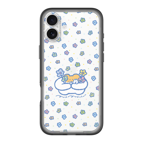 Slim Protection Premium Case［ Mokumoku-chan - Flowers ］