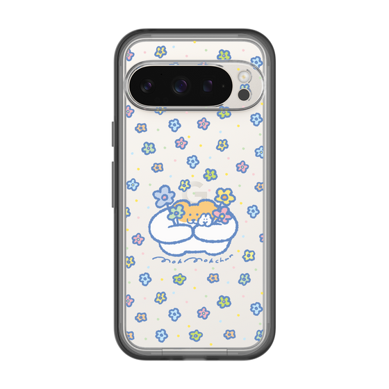 Slim Protection Premium Case［ Mokumoku-chan - Flowers ］