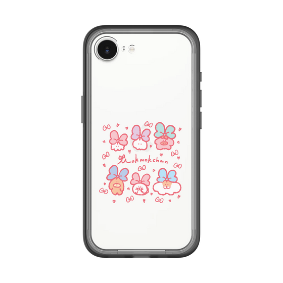 Slim Protection Premium Case［ Mokumoku-chan - Ribbons ］