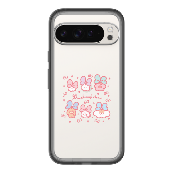 Slim Protection Premium Case［ Mokumoku-chan - Ribbons ］
