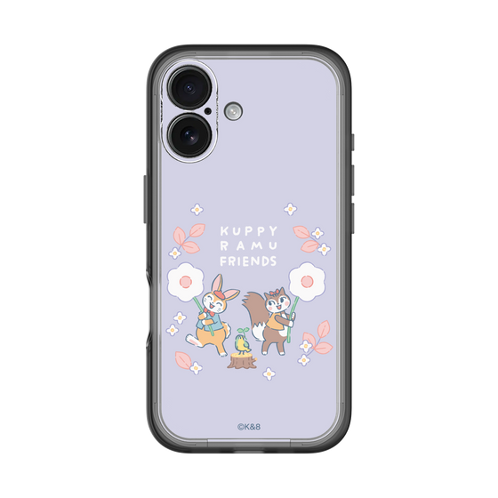 Slim Protection Premium Case［ Kuppyramu Friends - Flower ］
