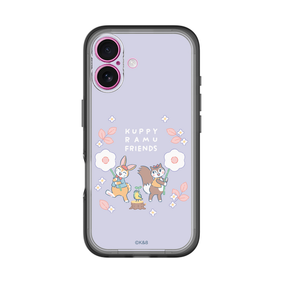 Slim Protection Premium Case［ Kuppyramu Friends - Flower ］