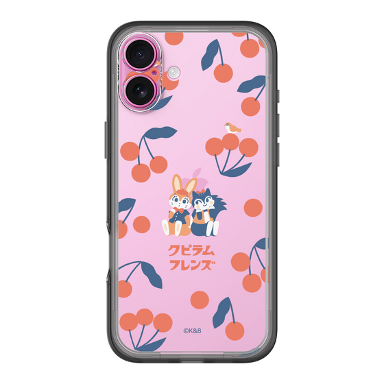 Slim Protection Premium Case［ Kuppyramu Friends - Cherry ］