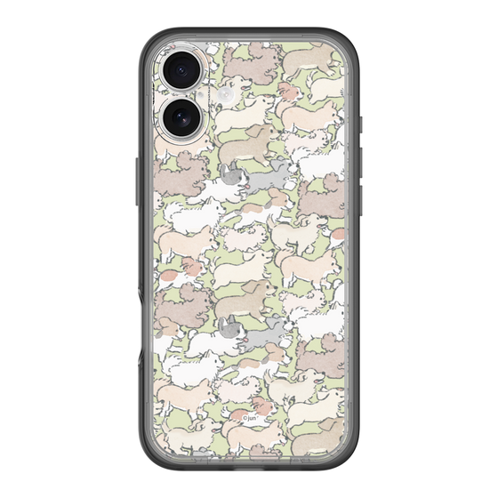 Slim Protection Premium Case［ Hello, It's Dog - Full of Dogs ］