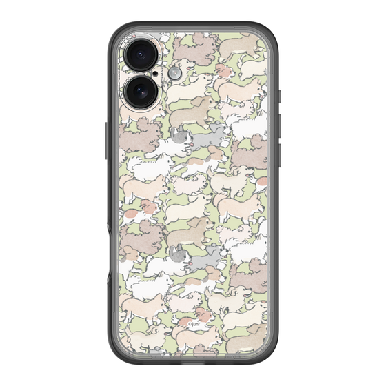 Slim Protection Premium Case［ Hello, It's Dog - Full of Dogs ］