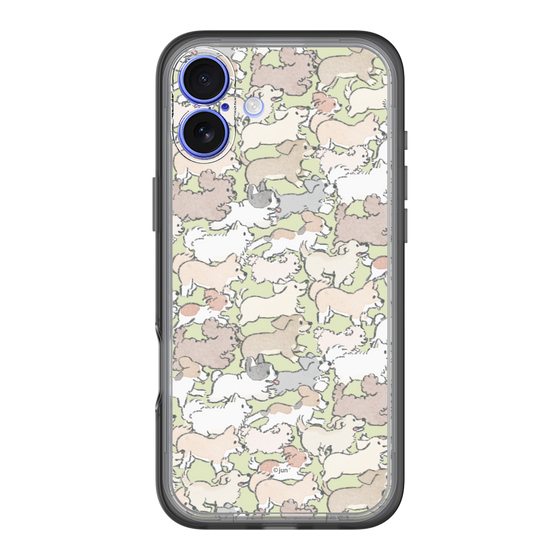 Slim Protection Premium Case［ Hello, It's Dog - Full of Dogs ］