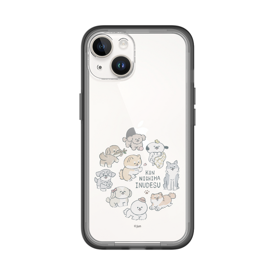 Slim Protection Premium Case［ Hello, It's Dog - All Together - Clear ］