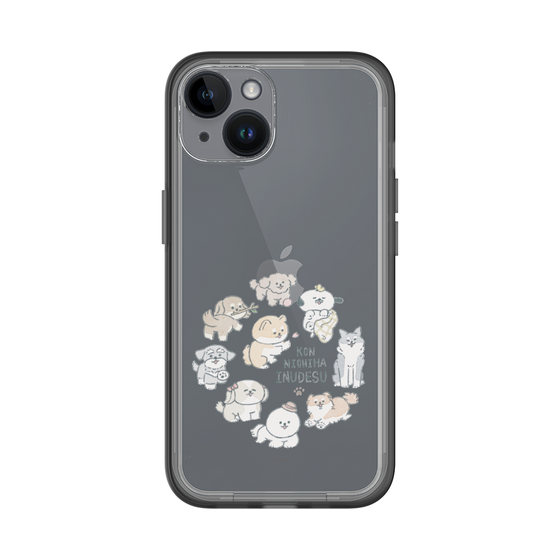 Slim Protection Premium Case［ Hello, It's Dog - All Together - Clear ］