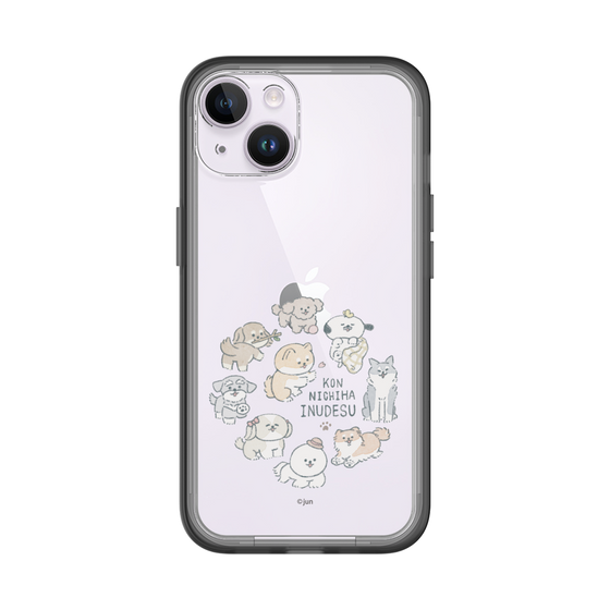 Slim Protection Premium Case［ Hello, It's Dog - All Together - Clear ］