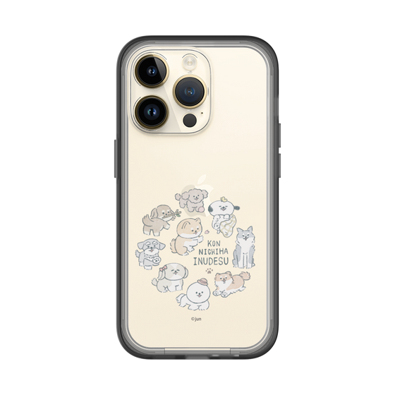 Slim Protection Premium Case［ Hello, It's Dog - All Together - Clear ］