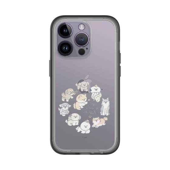 Slim Protection Premium Case［ Hello, It's Dog - All Together - Clear ］