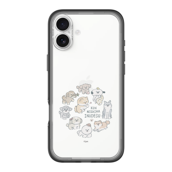 Slim Protection Premium Case［ Hello, It's Dog - All Together - Clear ］