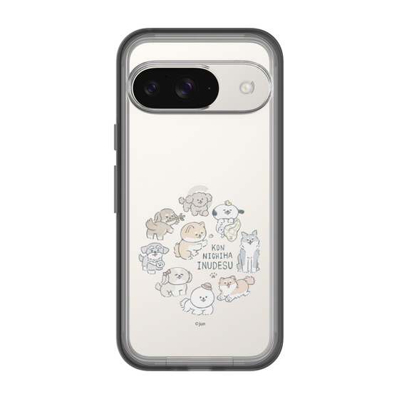 Slim Protection Premium Case［ Hello, It's Dog - All Together - Clear ］