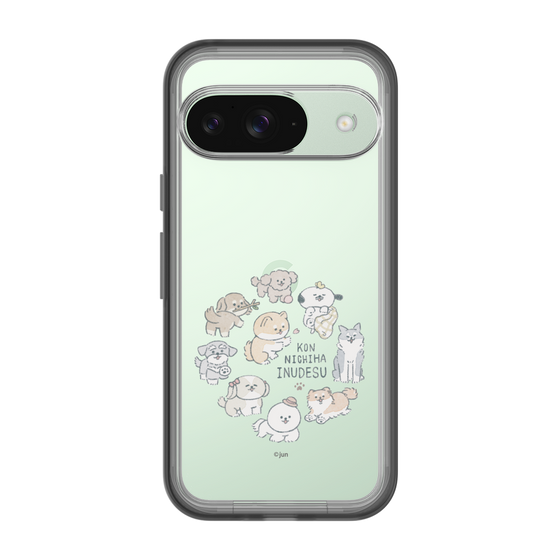 Slim Protection Premium Case［ Hello, It's Dog - All Together - Clear ］