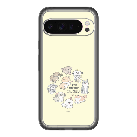 Slim Protection Premium Case［ Hello, It's Dog - All Together - Beige ］