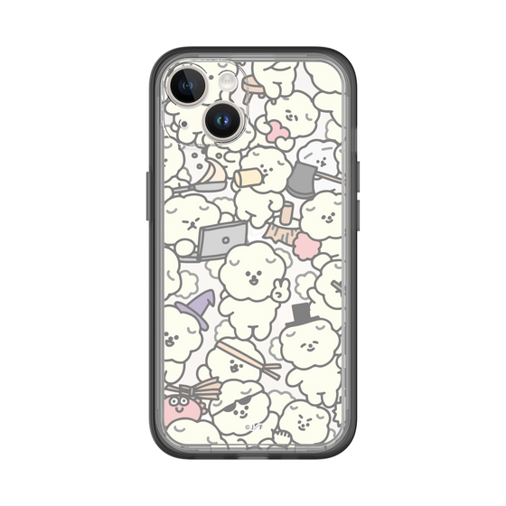 Slim Protection Premium Case［ Mossari Mosao - Fluffy - Clear ］
