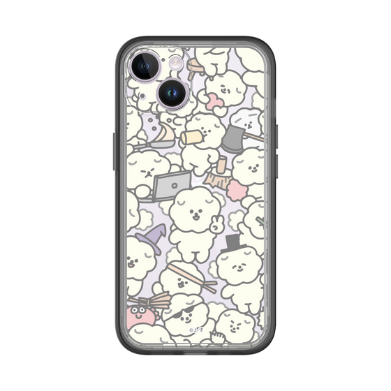 Slim Protection Premium Case［ Mossari Mosao - Fluffy - Clear ］
