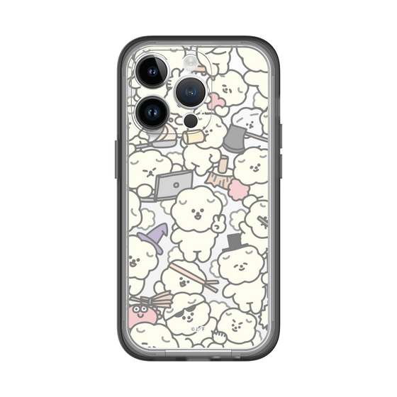 Slim Protection Premium Case［ Mossari Mosao - Fluffy - Clear ］