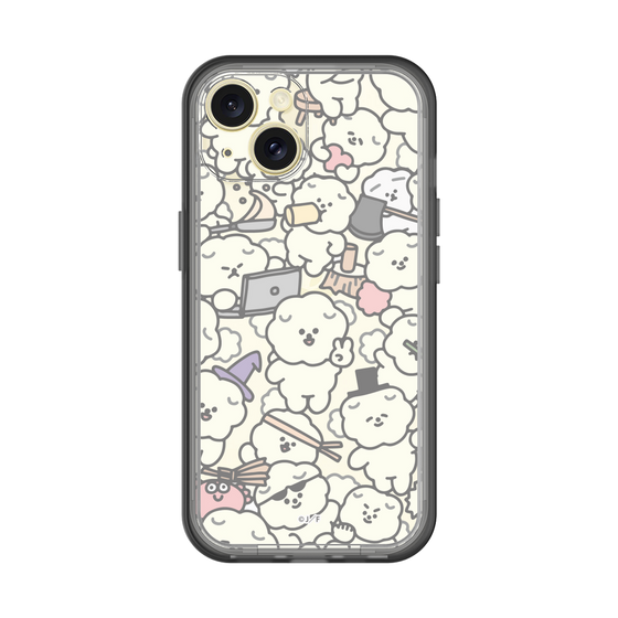 Slim Protection Premium Case［ Mossari Mosao - Fluffy - Clear ］