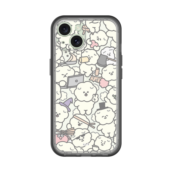 Slim Protection Premium Case［ Mossari Mosao - Fluffy - Clear ］