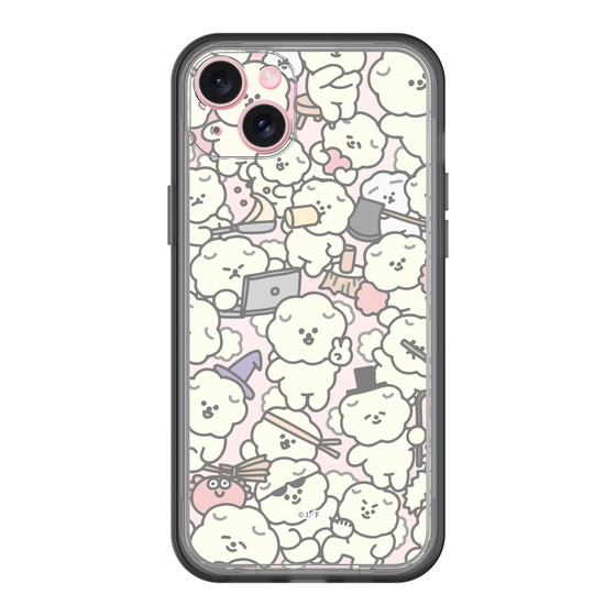 Slim Protection Premium Case［ Mossari Mosao - Fluffy - Clear ］