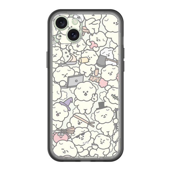 Slim Protection Premium Case［ Mossari Mosao - Fluffy - Clear ］