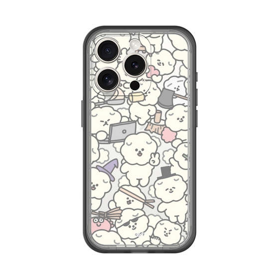 Slim Protection Premium Case［ Mossari Mosao - Fluffy - Clear ］