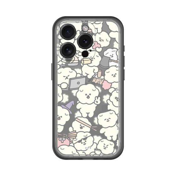 Slim Protection Premium Case［ Mossari Mosao - Fluffy - Clear ］