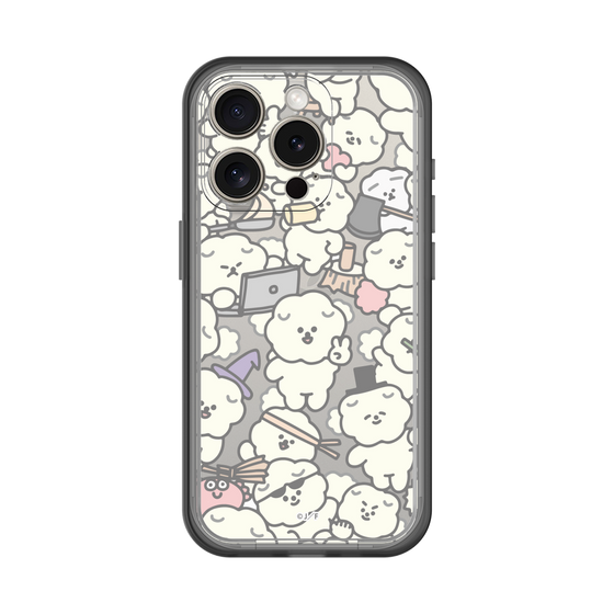 Slim Protection Premium Case［ Mossari Mosao - Fluffy - Clear ］