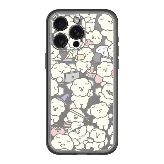 Slim Protection Premium Case［ Mossari Mosao - Fluffy - Clear ］