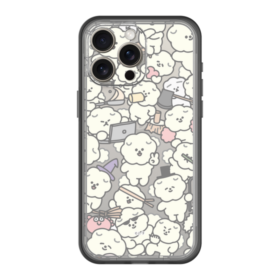 Slim Protection Premium Case［ Mossari Mosao - Fluffy - Clear ］