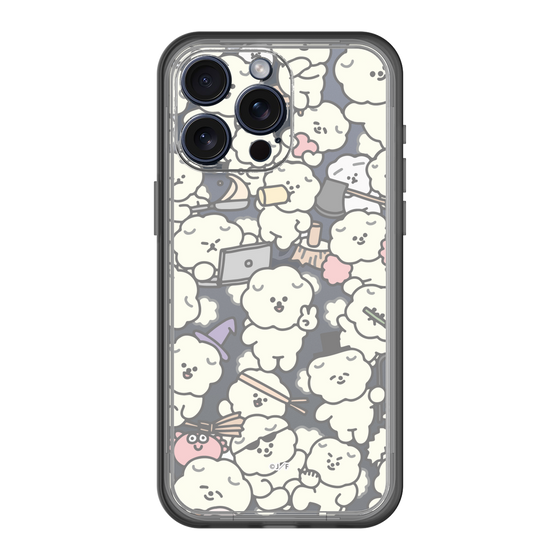 Slim Protection Premium Case［ Mossari Mosao - Fluffy - Clear ］