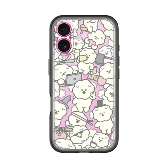 Slim Protection Premium Case［ Mossari Mosao - Fluffy - Clear ］