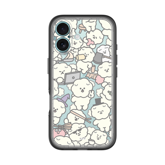 Slim Protection Premium Case［ Mossari Mosao - Fluffy - Clear ］