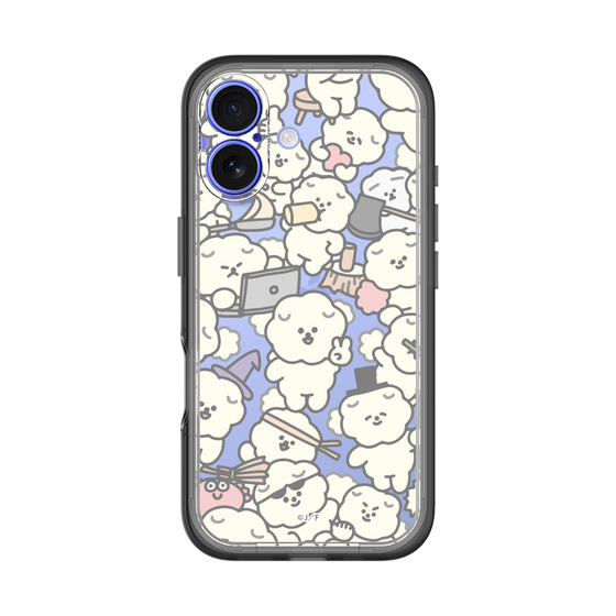 Slim Protection Premium Case［ Mossari Mosao - Fluffy - Clear ］