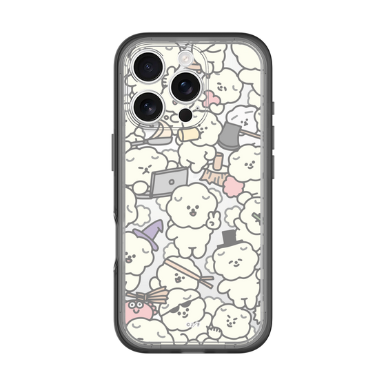 Slim Protection Premium Case［ Mossari Mosao - Fluffy - Clear ］