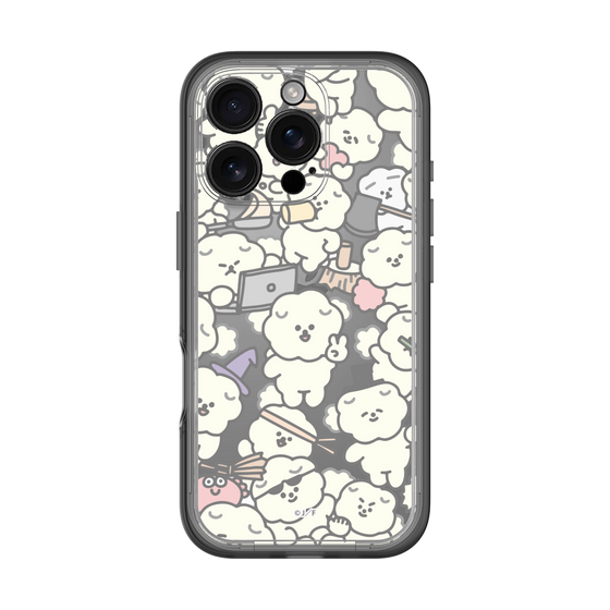 Slim Protection Premium Case［ Mossari Mosao - Fluffy - Clear ］